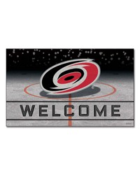 Carolina Hurricanes Crumb Rubber Door Mat by   