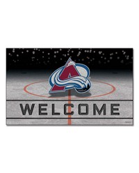 Colorado Avalanche Crumb Rubber Door Mat by   