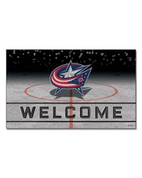 Columbus Blue Jackets Crumb Rubber Door Mat by   