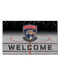 Florida Panthers Crumb Rubber Door Mat by   