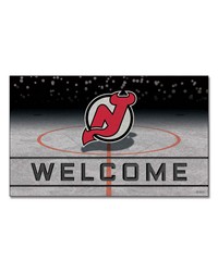 New Jersey Devils Crumb Rubber Door Mat by   