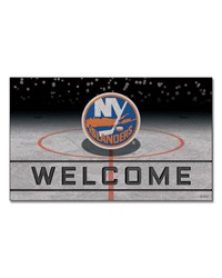 New York Islanders Crumb Rubber Door Mat by   