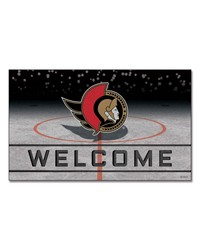 Ottawa Senators Crumb Rubber Door Mat by   