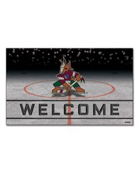 Arizona Coyotes Crumb Rubber Door Mat by   