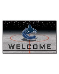 Vancouver Canucks Crumb Rubber Door Mat by   