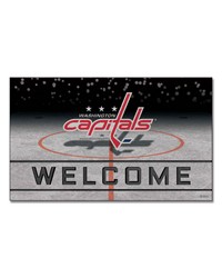 Washington Capitals Crumb Rubber Door Mat by   