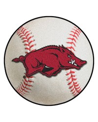 Arkansas Razorbacks Baseball Rug by   