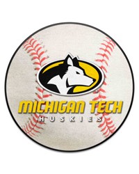 Michigan Tech Huskies Baseball Mat by   