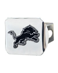 Detroit Lions Hitch Cover Chrome by   