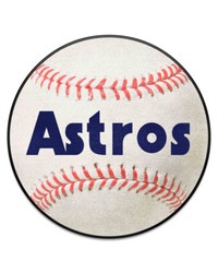 Houston Astros Baseball Mat Retro by   