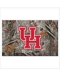 Houston Cougars Camo Scraper Mat by   