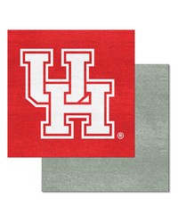 Houston Cougars Team Carpet Tiles by   