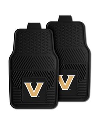 Vanderbilt Commodores 2-pc Vinyl Car Mat Set by   