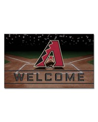 Arizona Diamondbacks Crumb Rubber Door Mat by   