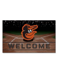 Baltimore Orioles Crumb Rubber Door Mat by   