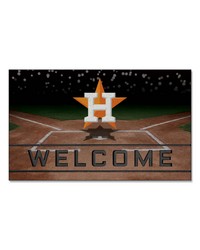 Houston Astros Crumb Rubber Door Mat by   