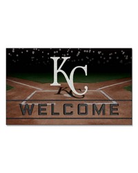 Kansas City Royals Crumb Rubber Door Mat by   