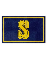 Seattle Mariners 4x6 Rug Retro by   