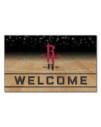 Houston Rockets Crumb Rubber Door Mat by   