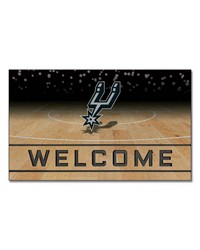 San Antonio Spurs Crumb Rubber Door Mat by   