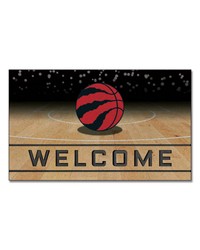 Toronto Raptors Crumb Rubber Door Mat by   