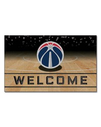 Washington Wizards Crumb Rubber Door Mat by   