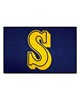 Fan Mats  LLC Seattle Mariners Starter Mat Retro Blue