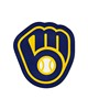 Fan Mats  LLC Milwaukee Brewers Mascot Mat Navy