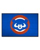 Fan Mats  LLC Chicago Cubs Starter Mat Retro Blue