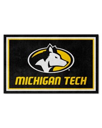 Michigan Tech Huskies 4x6 Rug by   