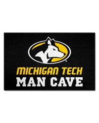 Michigan Tech Huskies Starter Mat Man Cave by   