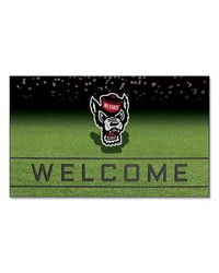 NC State Wolfpack Crumb Rubber Door Mat by   