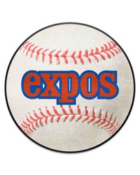 Montreal Expos Baseball Mat Retro by   