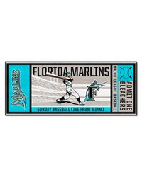 Florida Marlins Ticket Runner Retro by   