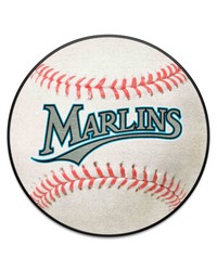 Florida Marlins Baseball Mat Retro by   