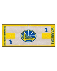 Golden State Warriors NBA Court Runner by   