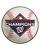 Fan Mats  LLC Washington Nationals Baseball Mat White