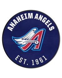 Anaheim Angels Roundel Mat Retro by   