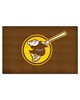 Fan Mats  LLC San Diego Padres Ulti-Mat Brown and Yellow