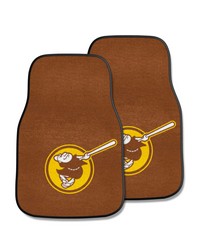 San Diego Padres 2-pc Carpet Car Mat Set by   