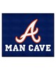 Fan Mats  LLC Atlanta Braves Tailgater Mat Man Cave Navy