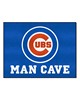 Fan Mats  LLC Chicago Cubs All-Star Mat Man Cave Blue