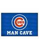 Fan Mats  LLC Chicago Cubs Ulti-Mat Man Cave Blue