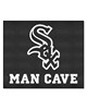 Fan Mats  LLC Chicago White Sox Tailgater Mat Man Cave Black