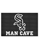 Fan Mats  LLC Chicago White Sox Ulti-Mat Man Cave Black