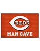 Fan Mats  LLC Cincinnati Reds Ulti-Mat Man Cave Red