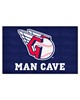 Fan Mats  LLC Cleveland Guardians Ulti-Mat Man Cave Blue