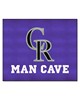 Fan Mats  LLC Colorado Rockies Tailgater Mat Man Cave Purple