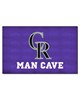 Fan Mats  LLC Colorado Rockies Ulti-Mat Man Cave Purple