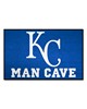 Fan Mats  LLC Kansas City Royals Starter Mat Man Cave Blue